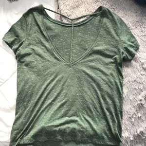 Victoria’s Secret open back tee